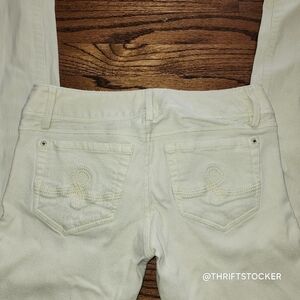 Lilly Pulitzer yellow worth straight jeans